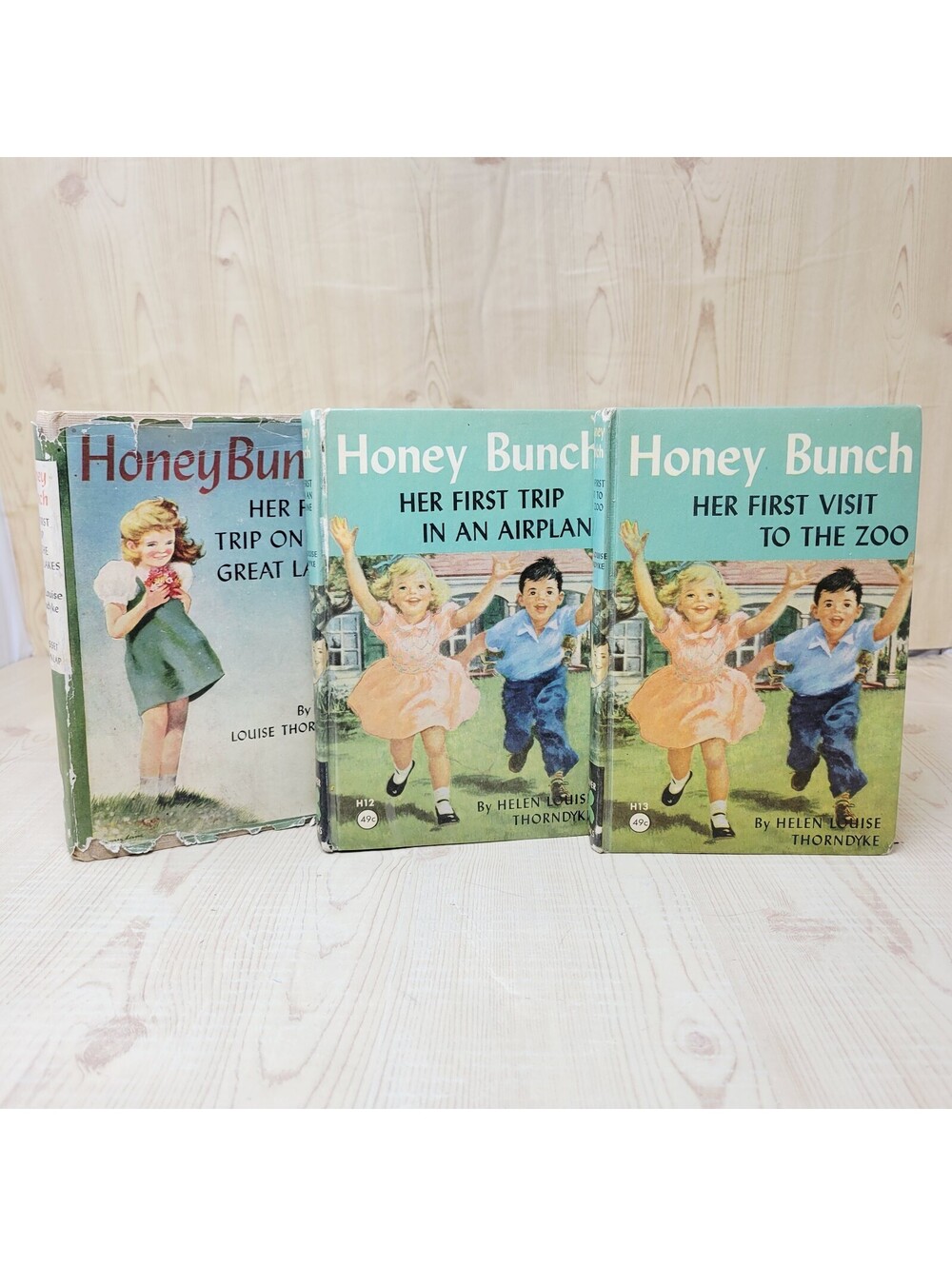 Lot of 3 Honey Bunch Children Book Series Helen Louise Thorndyke First Trip